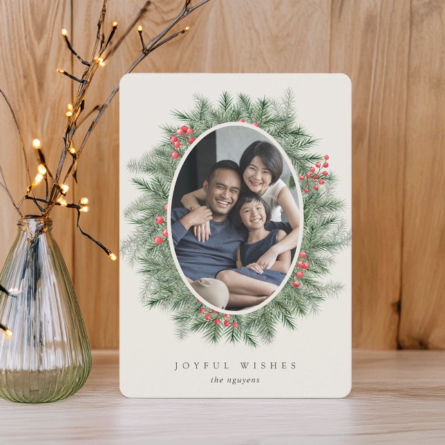 Mountain Pine | Holiday Photo Card (Creator Uploaded)