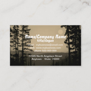 mountain pines business card photography art