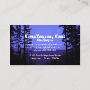 mountain pines business card photography art