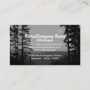 mountain pines business card photography art