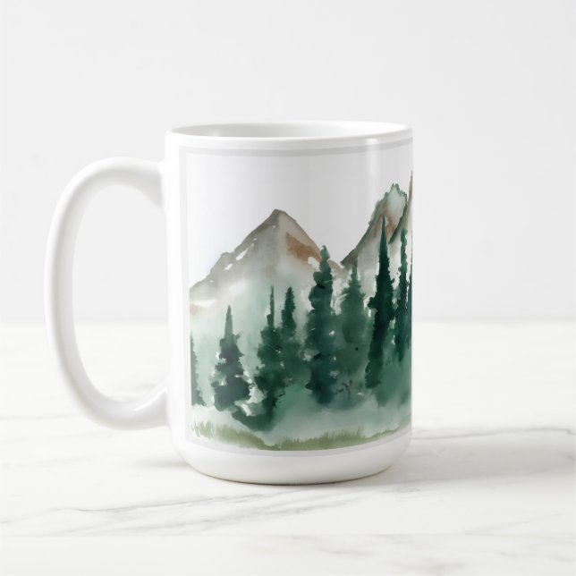 Mountain Pines Mug (Left)