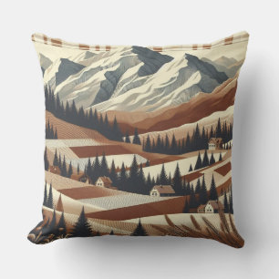 Mountain Plaid - for Cosy Cabin Charm Cushion
