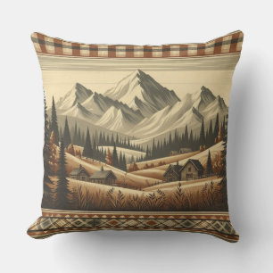 Mountain Plaid - for Cosy Cabin Charm Cushion