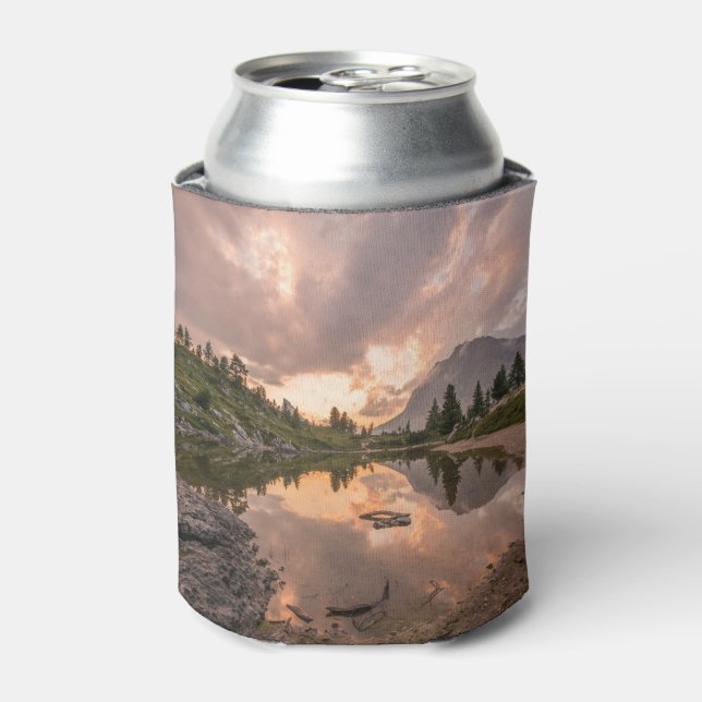 Mountain Pond custom monogram can cooler (Can Front)