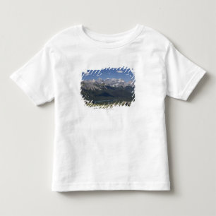Mountain Range And Lake From On Top Of A Mountain