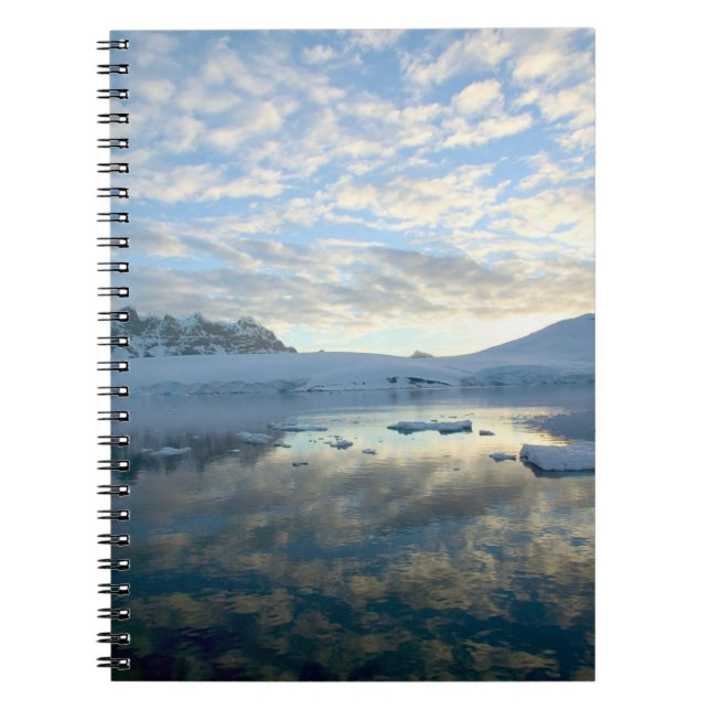 Mountain Ranges around Port Lockeroy Spiral Notebook (Front)