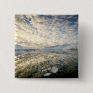 Mountain Ranges around Port Lockeroy with 15 Cm Square Badge