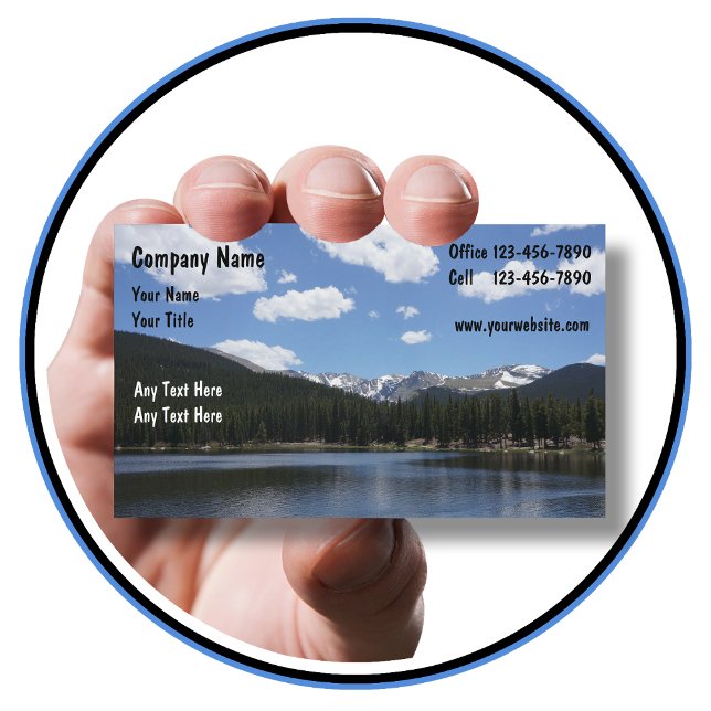Mountain Real Estate Business Cards (Creator Uploaded)