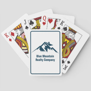 Mountain Real Estate Company Custom Marketing Playing Cards