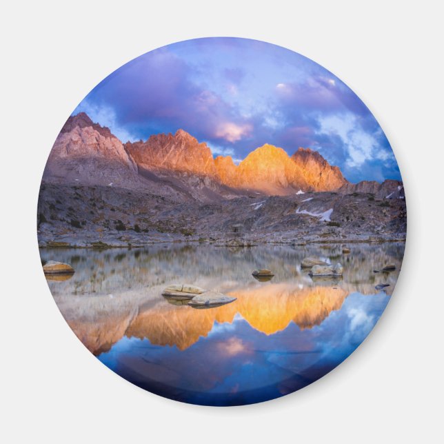Mountain reflection, California Magnet (Front)