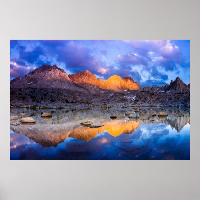 Mountain reflection, California Poster (Front)