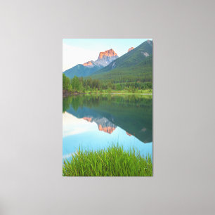 Mountain Reflections  Canvas Print