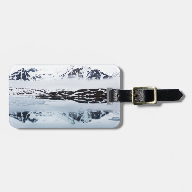 Mountain reflections, Norway Luggage Tag (Front Horizontal)