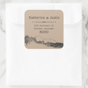Mountain Retreat ⎢Return Address Sticker