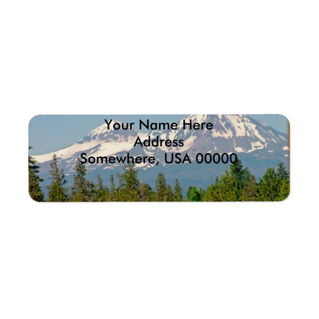 Mountain Return Address Labels (Front)