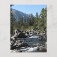 Mountain River Rugged Landscape Photo