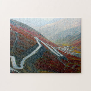 Mountain Roads Pakistan. Jigsaw Puzzle