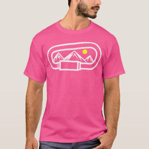 Mountain Rock Climbing Carabiner T-Shirt