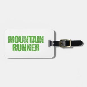 Mountain Runner Luggage Tag