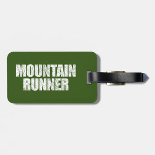 Mountain Runner Luggage Tag