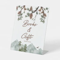 Mountain Rustic Baby Shower Books and Gifts