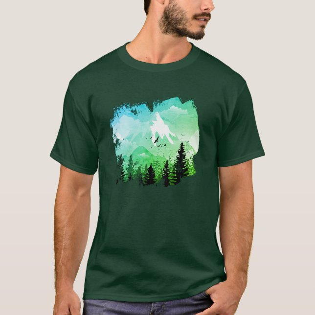 Mountain scape  T-Shirt (Front)