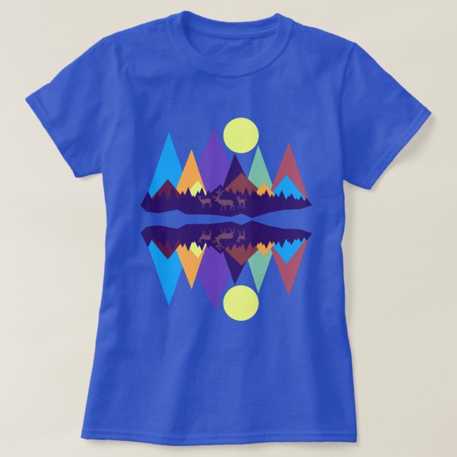 Mountain Scene #3 T-Shirt (Design Front)