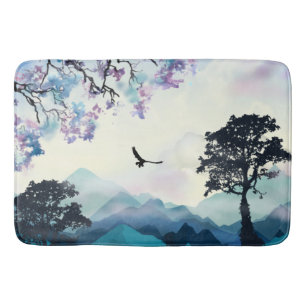 Mountain Scene Bath Mat