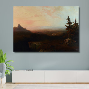 Mountain Scene by Moran Canvas Print