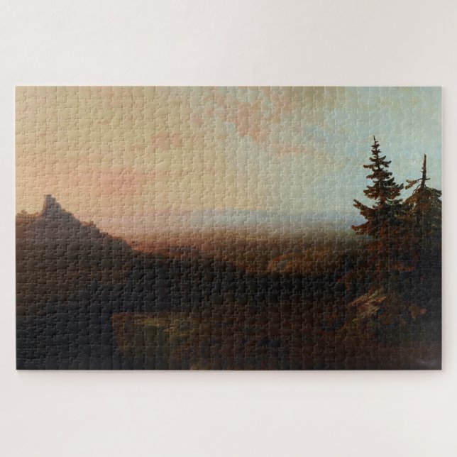 Mountain Scene by Moran Jigsaw Puzzle (Horizontal)