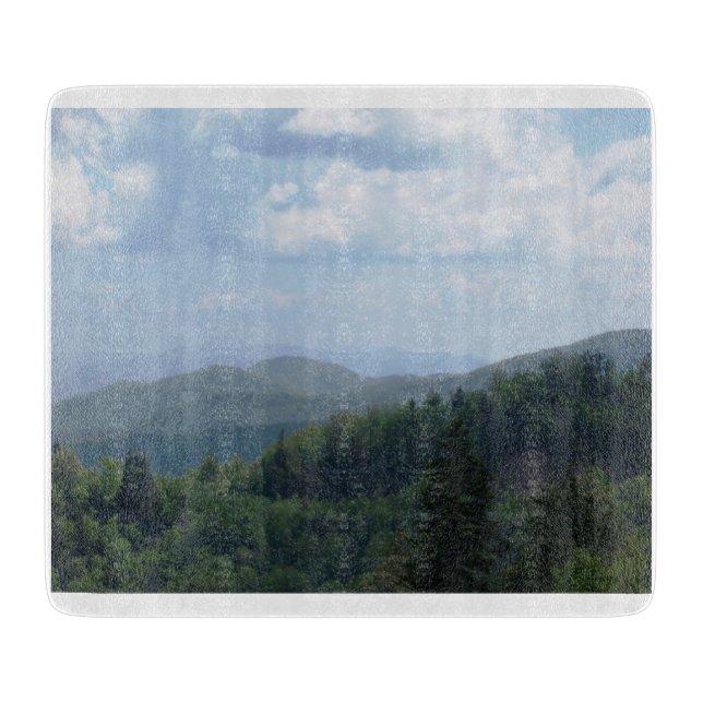 Mountain Scene Cutting Board (Front)