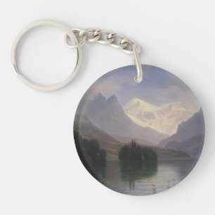 Mountain Scene Key Ring