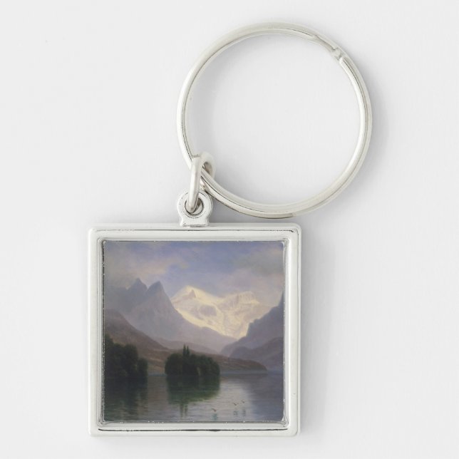 Mountain Scene Key Ring (Front)