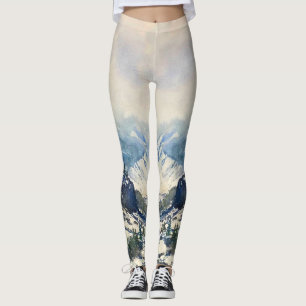 Mountain Scene Leggings