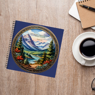 Mountain Scene Spend Time With Jesus Journal