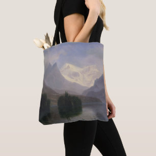 Mountain Scene Tote Bag