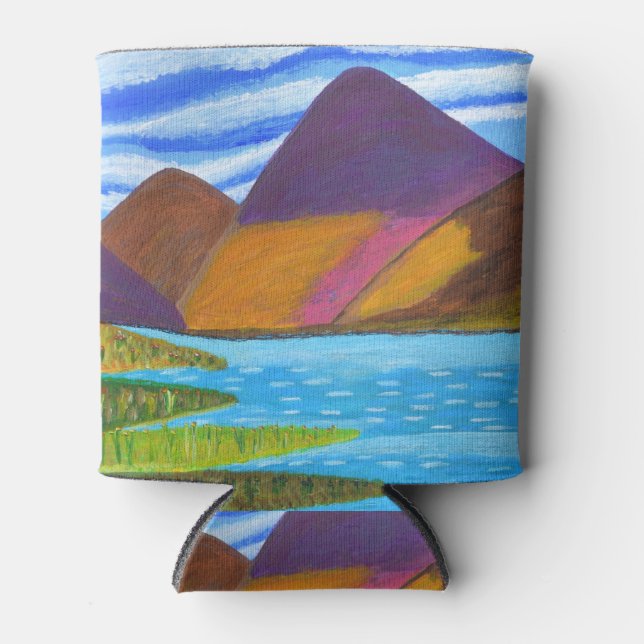 Mountain Scenery .JPG Can Cooler (Front)