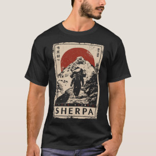 Mountain Sherpa with Vintage Peaks T-Shirt