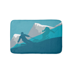  Mountain Skiing  Sport  Bath Mat