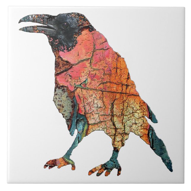 Mountain Spirits - Crow Tile (Front)