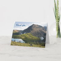 Mountain Splendour Thank You Greeting Card