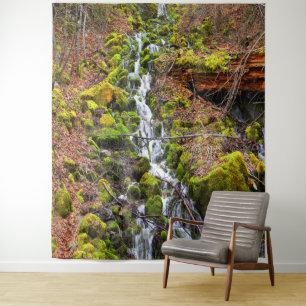 Mountain spring waterfall..... tapestry
