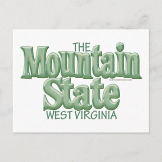 Mountain State, West Virginia Postcard
