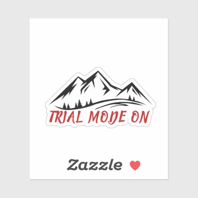 Mountain Sticker Minimal Outdoor Design (Sheet)