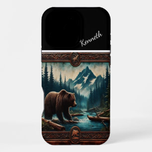 Mountain Stream Grizzly iPhone 16 Pro Max Case