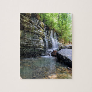 Mountain Stream Swimming Hole - 8x10 inch Jigsaw Puzzle
