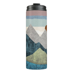 Mountain Striped Sky Thermal Tumbler