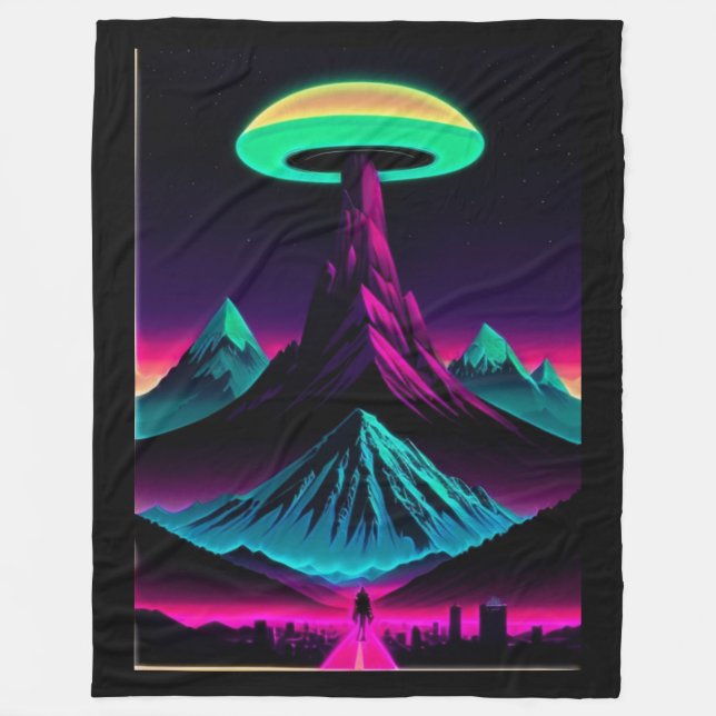 Mountain Sucker Fleece Blanket (Front)