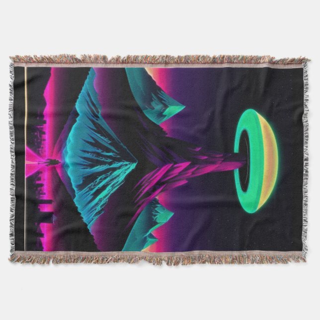 Mountain Sucker Throw Blanket (Front)