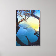 Mountain Sulphur Blue Crater Landscape Travel Phot